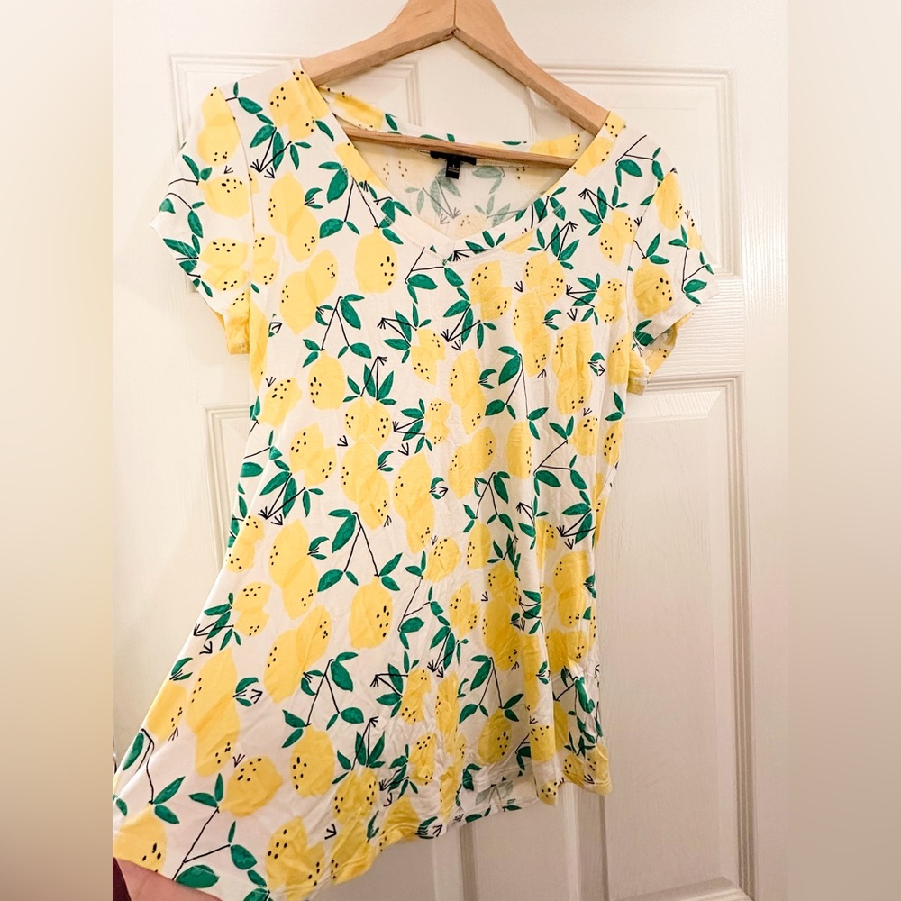 Lemon Printed Tee (Large)